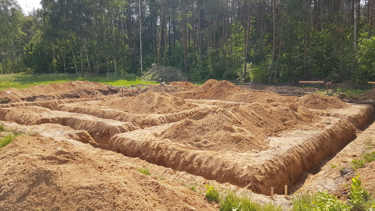 Wykopy pod fundamenty