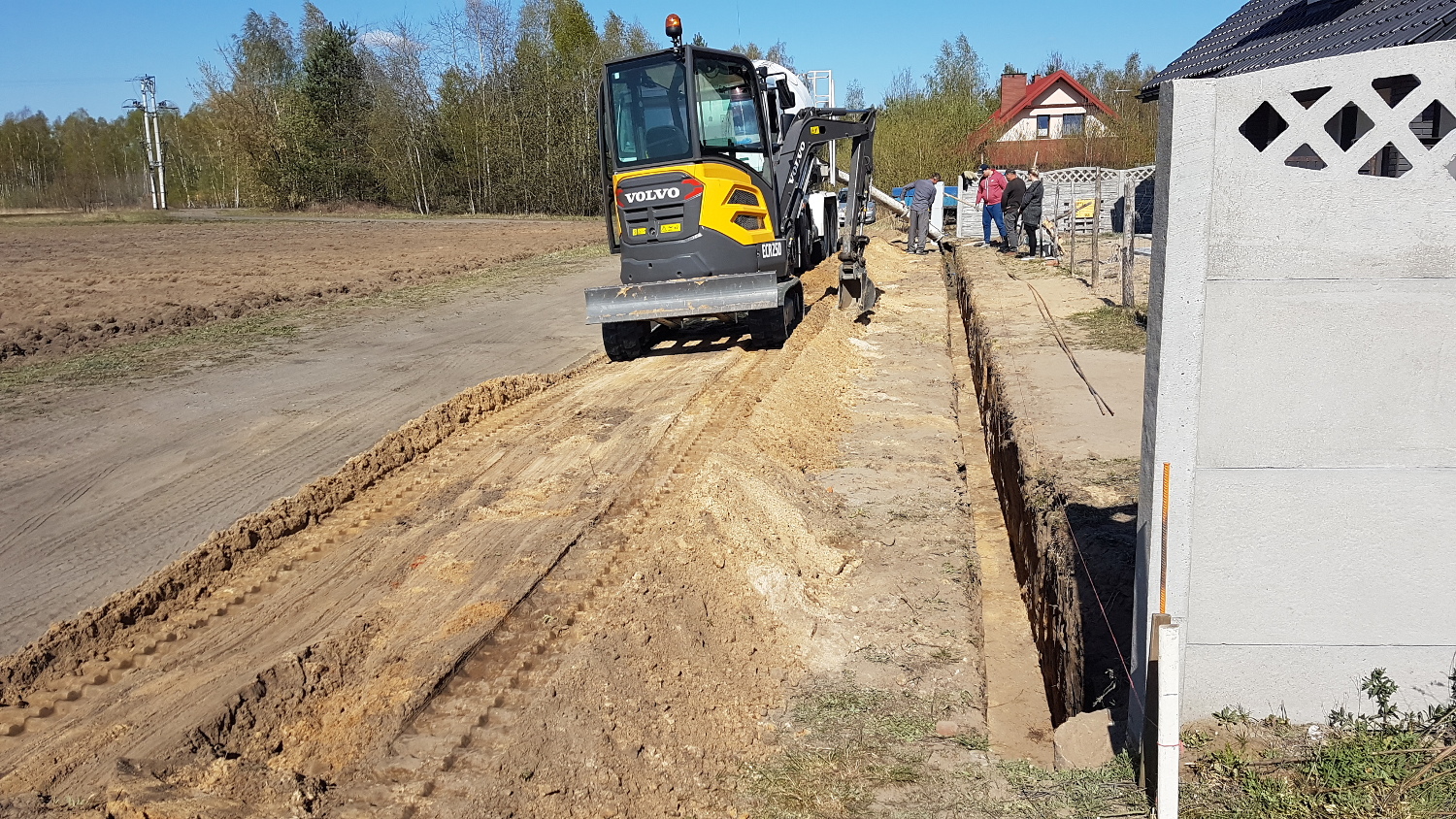 Wykopy pod ogrodzenia